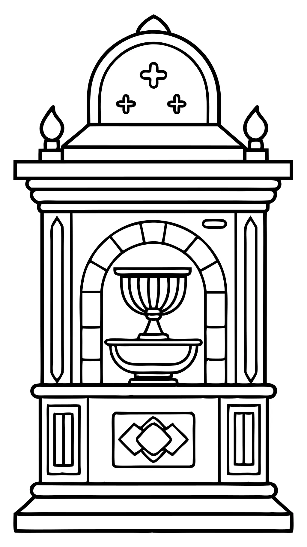 tabernacle coloring page